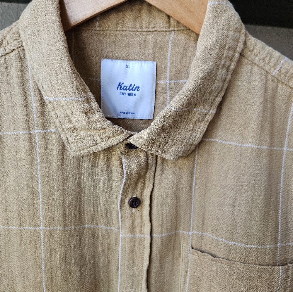 Katin Tan Casual Button Down Shirt
